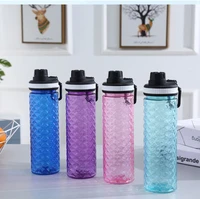 drinkware students cool household simple plastic drop resistant water cup large capacity 700ml outdoor sports bottle kettle