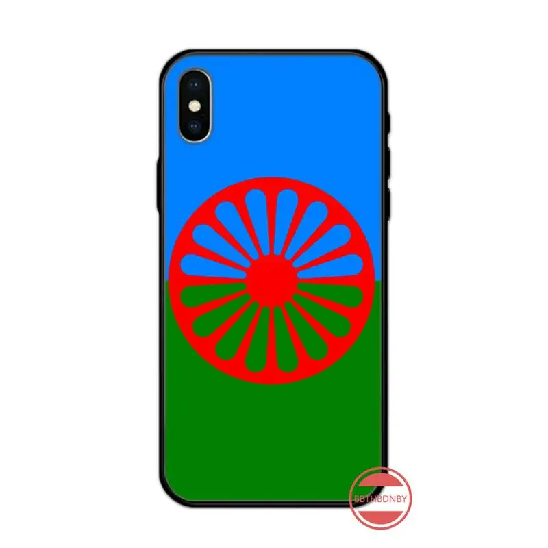 

Gypsy Aromanian Romany Romani Roma Flag luxury protective Phone Case for iPhone 11 12 pro XS MAX 8 7 6 6S Plus X 5S SE 2020 XR