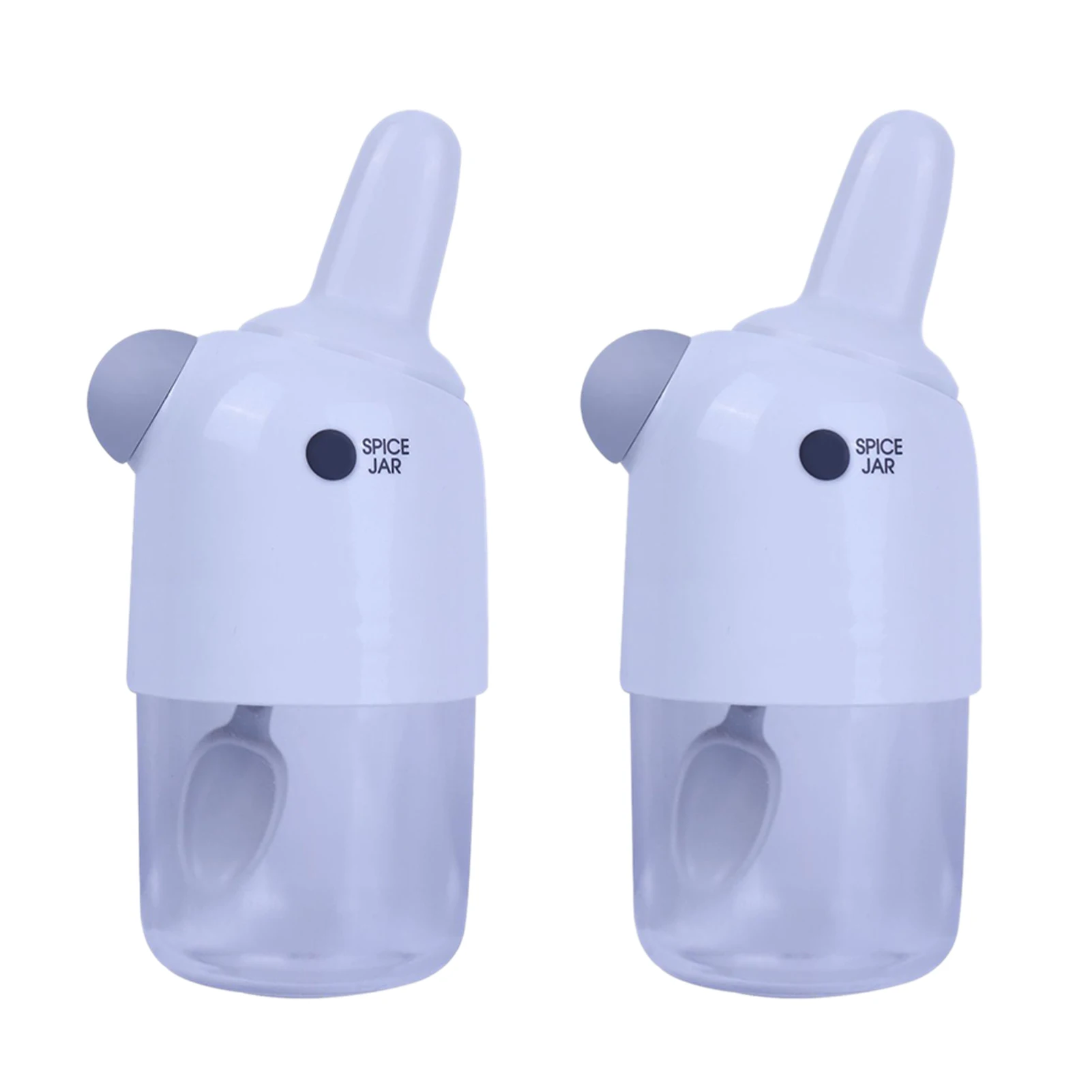 2pcs Pepper Home Pour Hole Sugar Leakproof Spices Jar With Lid Salt Dispenser Serving Spoon Storage Seasoning Box Kitchen Honey | Дом и сад