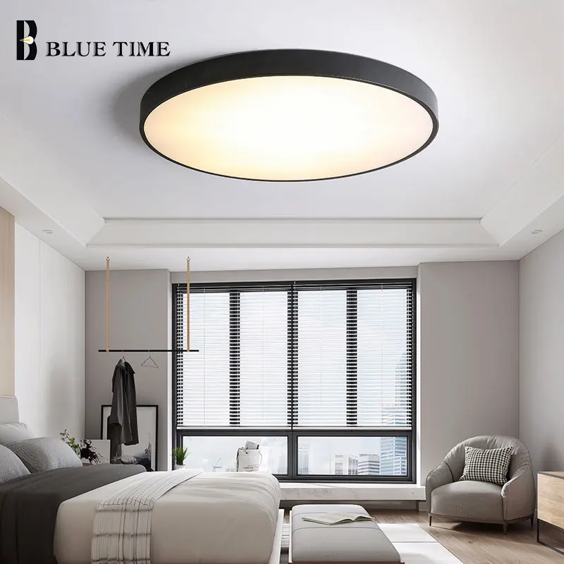 Потолочная люстра светодиодная акриловая с разноцветным светом 110 В 220 для