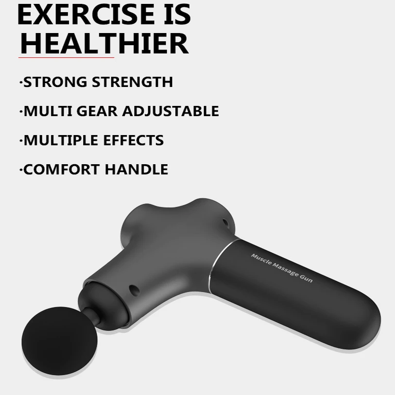 Электрический массажный пистолет для мышц Ems светильник удобный низкий уровень