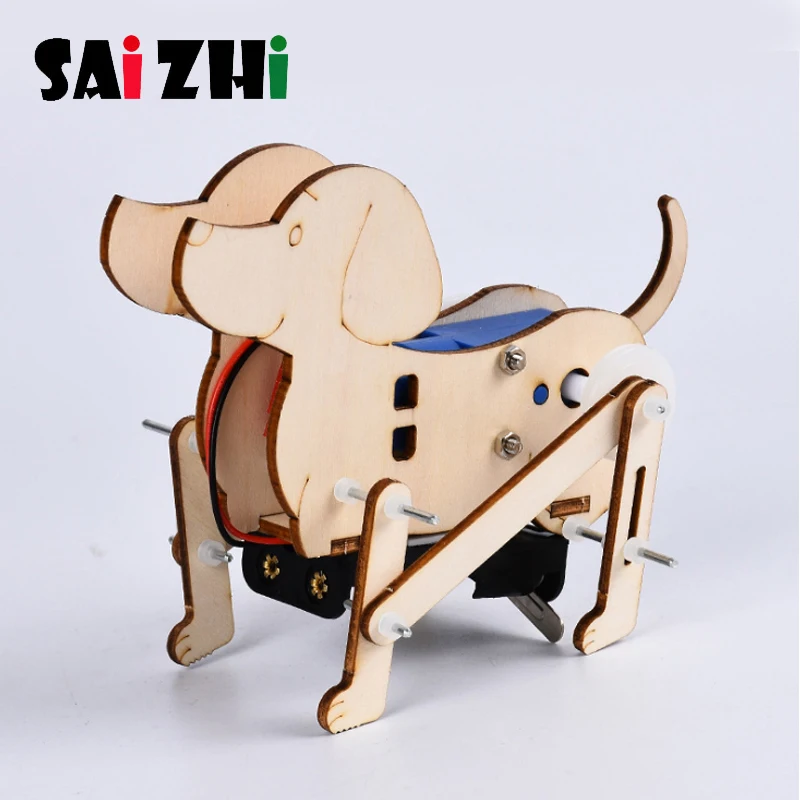 Saizhi DIY ползет Робот игрушка для собак в собранном виде модель Технология игрушки