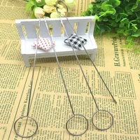 handmade sewing tools durable metal sewing loop turner hook with latch for turning fabric tubes straps belts strips