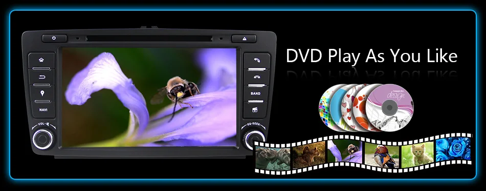 Eunavi 2 Din автомобильный DVD gps для Skoda Octavia 2012 2013 A 5 A5 Yeti Fabia автомобиль Android 9,0 четырехъядерный 2 Гб ram Стерео Радио Навигация
