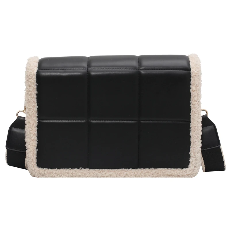 

Pu Leather Women Shoulder Bag Fashion Solid Color Handbags Purse Female 2021 Winter New All-match Casual Crossbody Bags For Gift