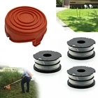 1 шт. крышка шпули Strimme, 3 шпули и леска для Black  Decker GL315 GL350 GL650, триммер, Садовые принадлежности