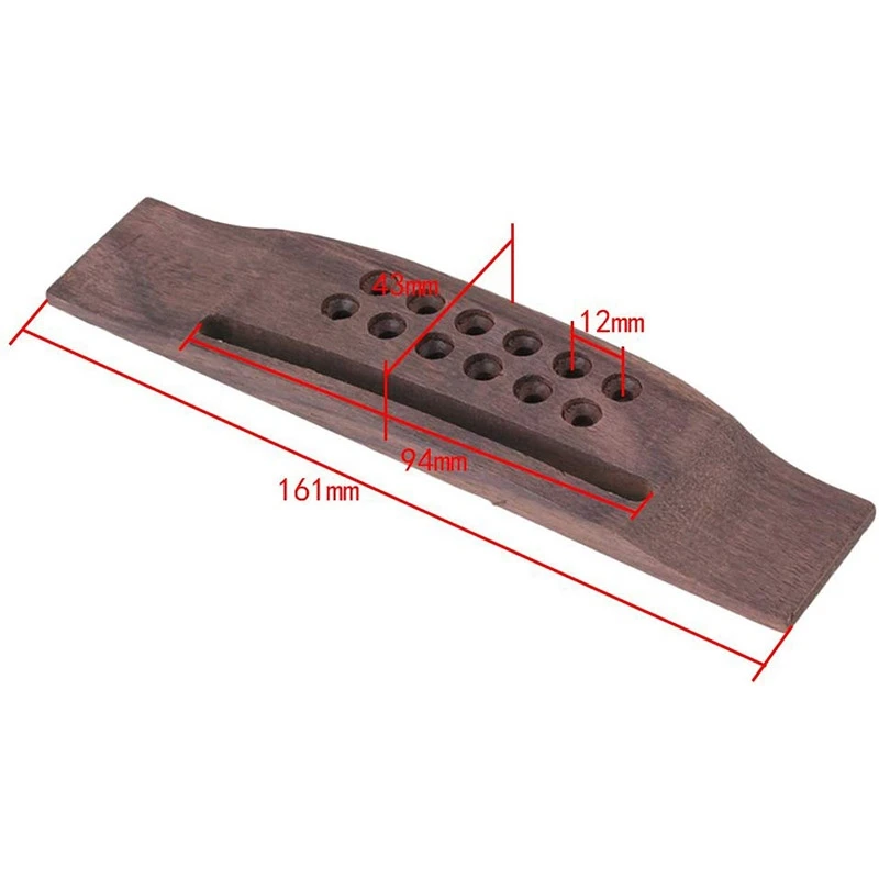 Палисандр Мост для 12 струн акустических гитар аксессуары Замена части |