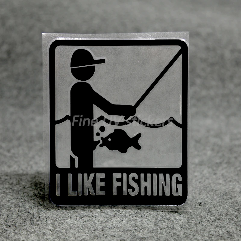 Мне нравятся вырезанные наклейки для рыбалки. Водонепроницаемые автомобилей
