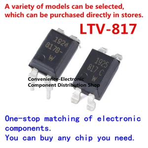 10PCS/PACK 817B 817C SMD SOP-4 LTV-817 DIP4 LTV-817C LTV-816B LTV817 DIP-4 Optocoupler