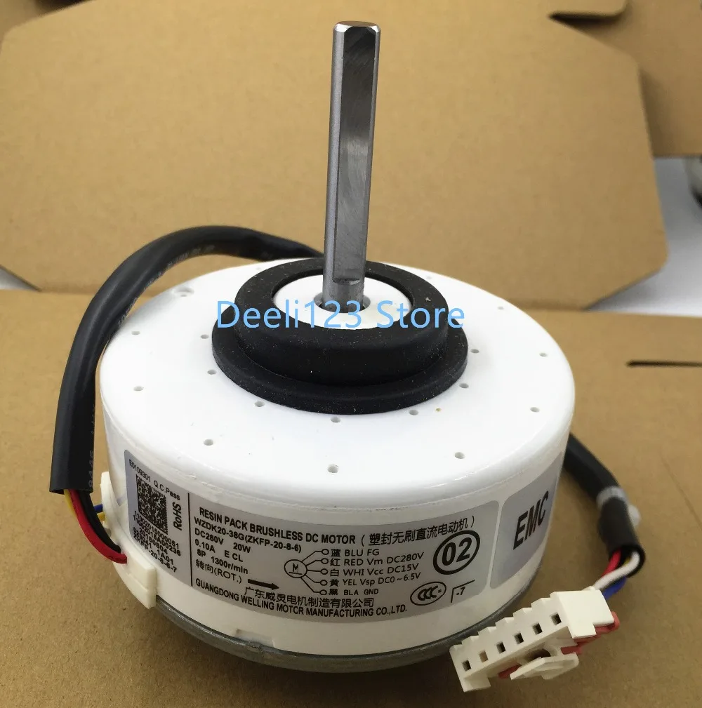 Хорошо работает для кондиционера мотор WZDK20-38G WZDK20-38G-1 202400300017