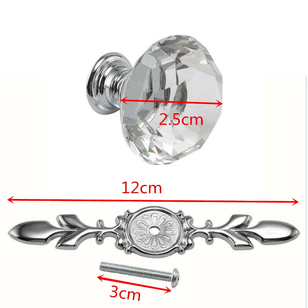 10 шт. Роскошные Алмазные Хрустальные Ручки для коробки обуви ручки шкафа двери