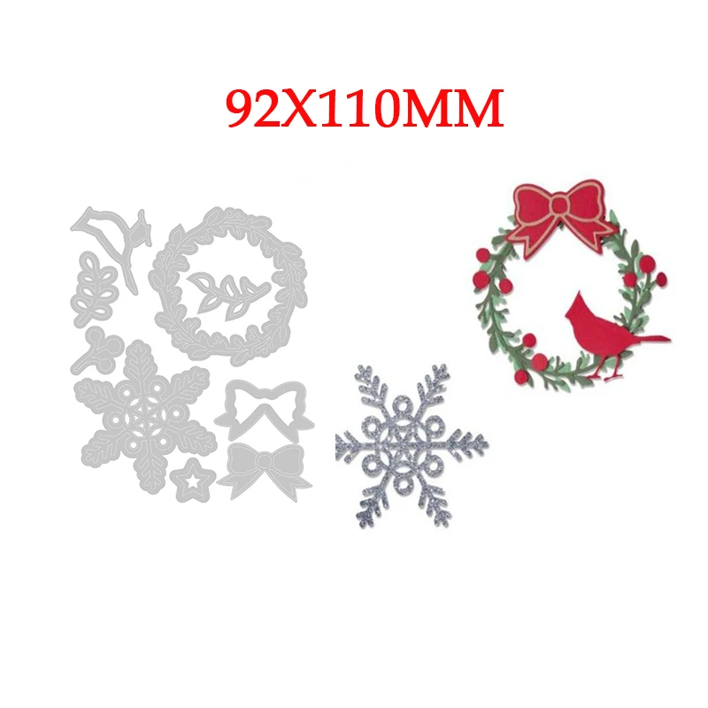 

Christmas Snowflakes Metal Cutting Dies for Scrapbooking Handmade Tools Greeting Card Craft Album Paper DIY Gift Card New 2021