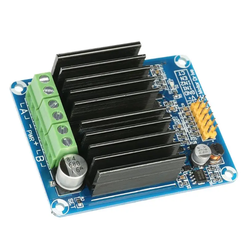

2021 Новый 30A DC 5V-12V двигатель Управление Модуль H Мост двухканальный диск Управление; Доска DHB-1A