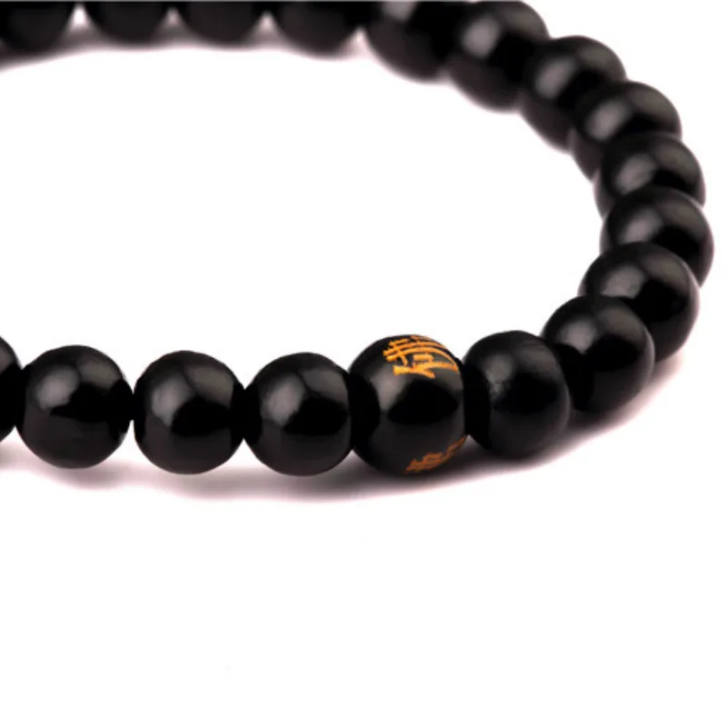 Новинка Лидер продаж Мужская и Женская Браслет из деревянных бусин буддийские