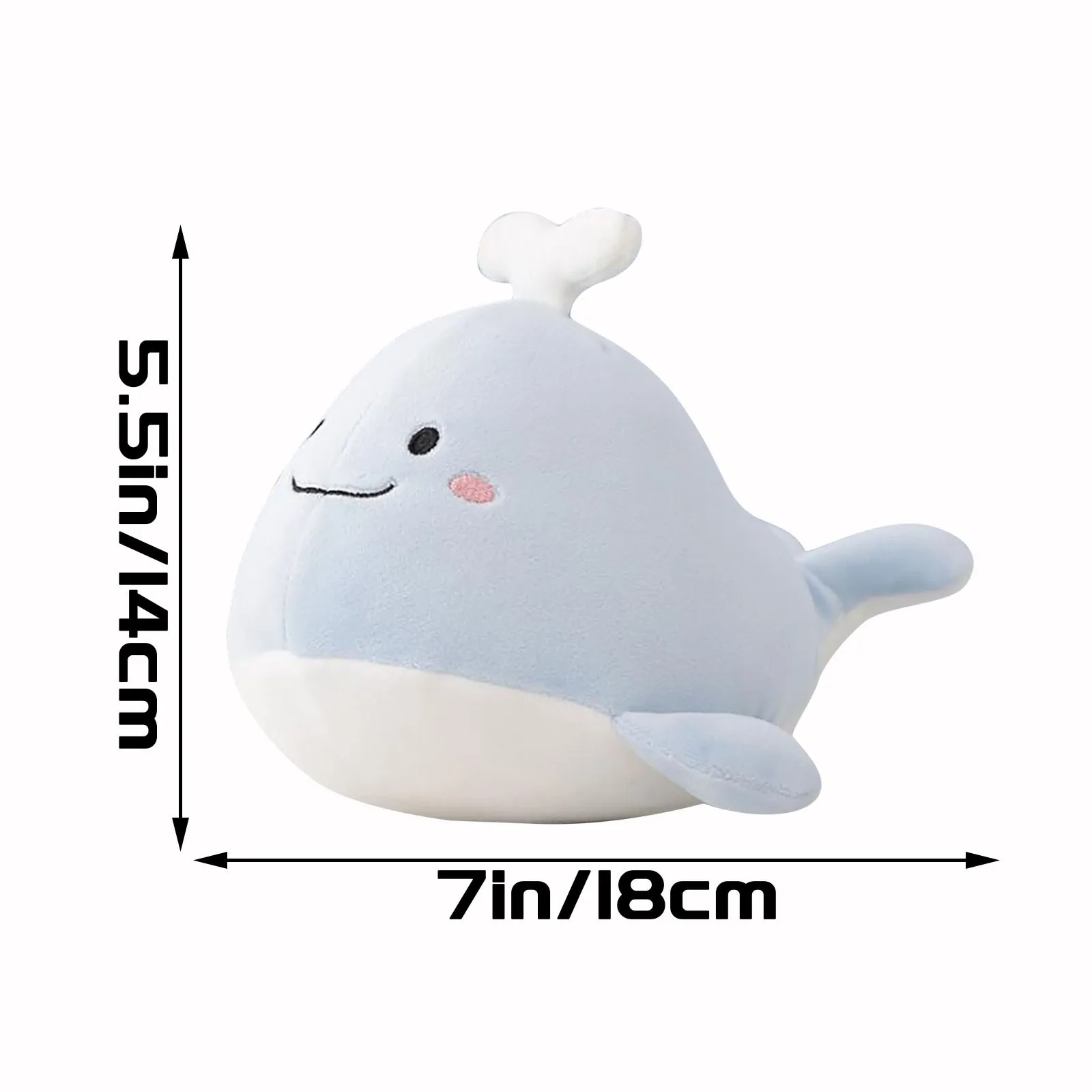 

Cartoon Whales Doll Car Plush Toys Children Holiday Decorations Holiday Gifts Plush Animal Doll Toys Birthday Gift For Kids