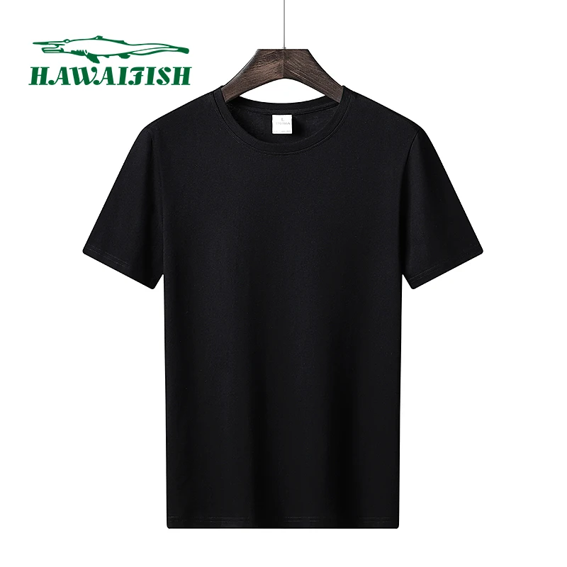 

Pure color short t-shirt 2021 new short-sleeved men's summer round neck sports short-sleeved trendy cotton top