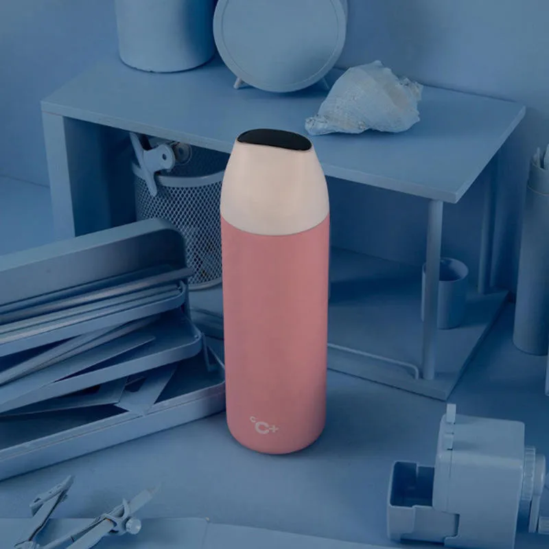 Xiaomi Kiss Fish Cc «Умная» бутылка из нержавеющей стали 525 мл многофункциональная бутылка для воды измеряемая температура дисплей вакуумный термос