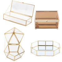 clear makeup storage box jewelry display holder for perfumes bracelet pins funny cute glasses clear jewelry storage box