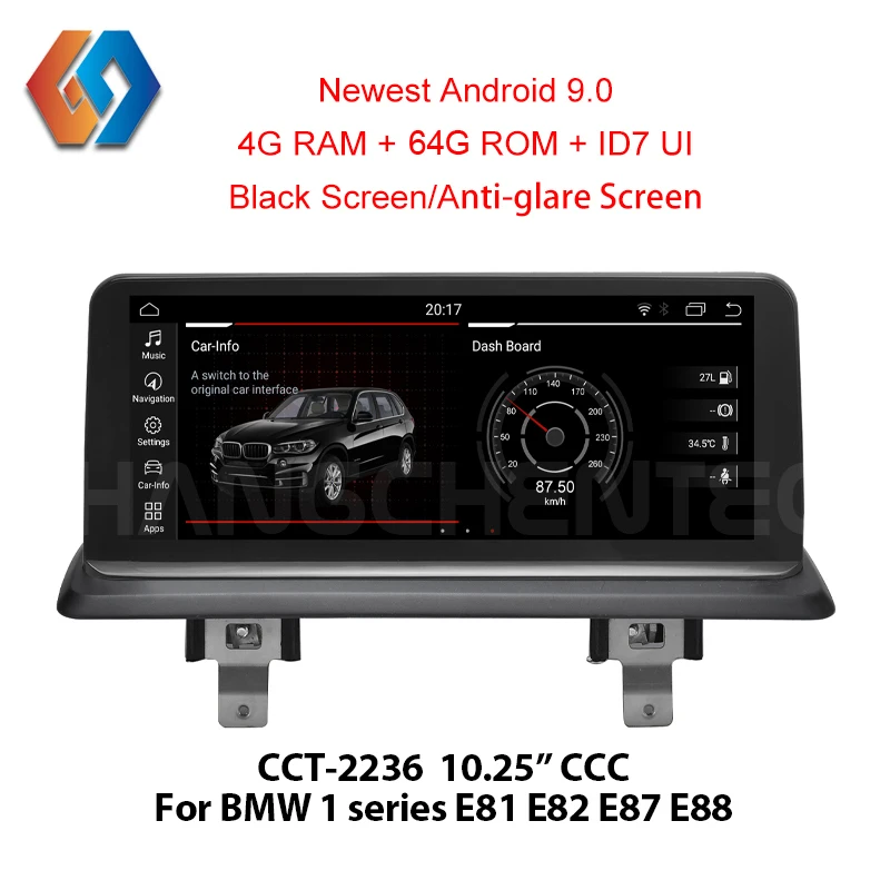 Для BMW E87 CCC Система Android 10 LTE 4 + 64 Автомобильный GPS мультимедийный сенсорный экран