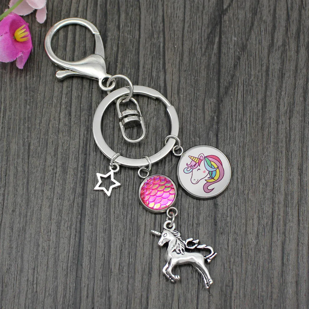 Брелок в виде единорога Русалочки собаки танцовщицы кулон брелок держатель для