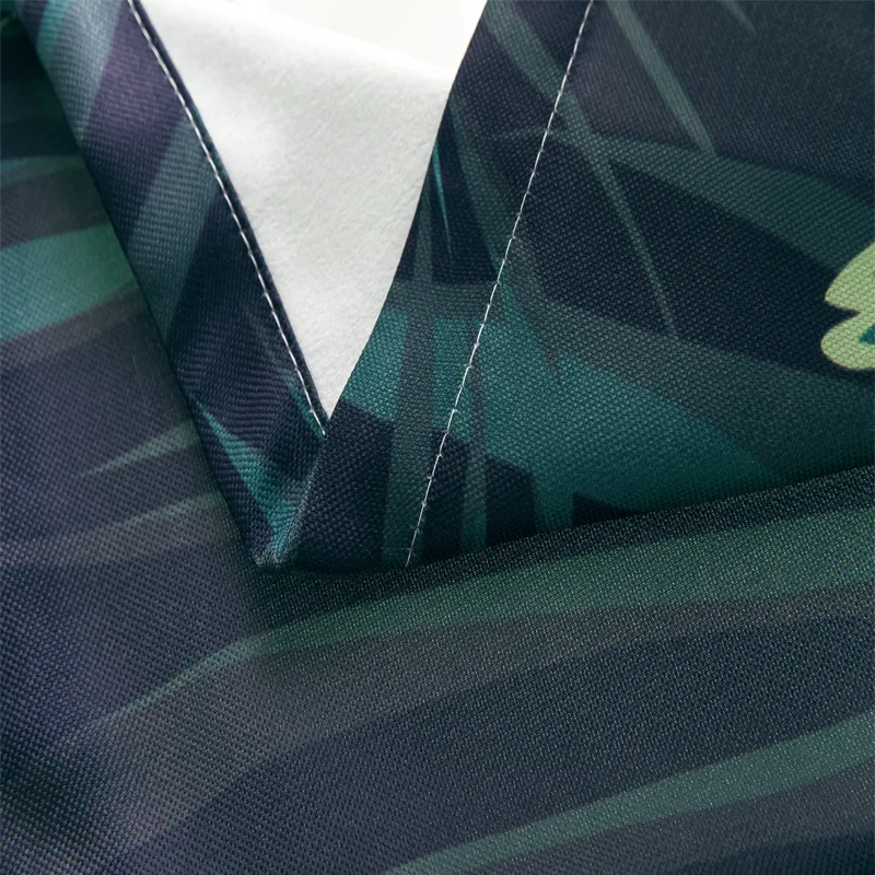 2019 завод папоротник лист Фламинго волна шторы гостиная полу затенение