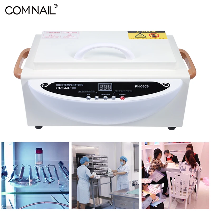 

Sterilizer For Manicure Tools Disinfection 300W Strong Power Manicure UV Nail Art Instruments Nail Tweezers Disinfector Box