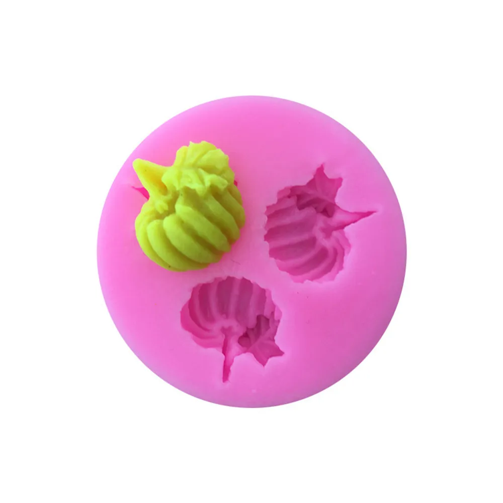 

3D DIY Pumpkin Fondant Cake Chocolate Sugar Craft Mold Silicone Mould Decorating