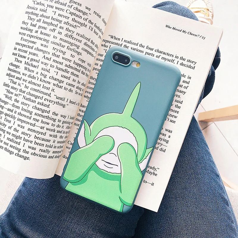 Cute Teletubbies For iPhone11ProMax XsMax Mobile Phone Shell iPhone 6 7 8 Plus Pure color Soft Anti-knock | Мобильные телефоны и