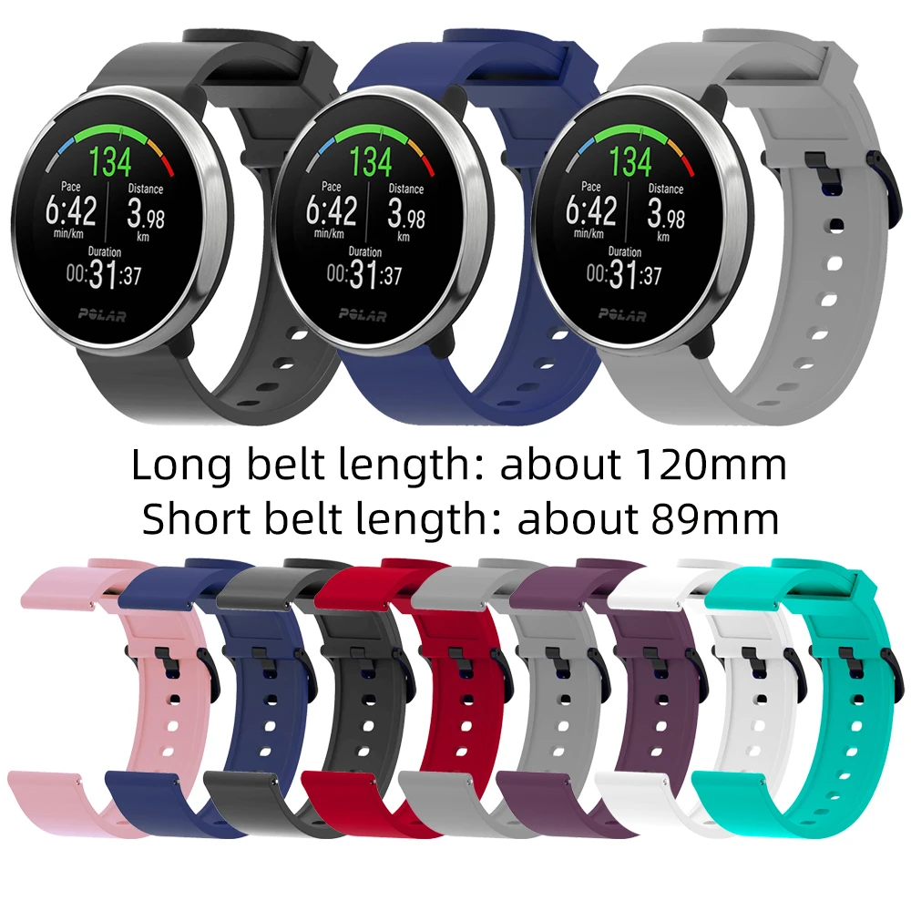 Силиконовый спортивный ремешок для Galaxy watch, активный смарт-ремешок для samsung Galaxy watch, сменный ремешок 20 мм