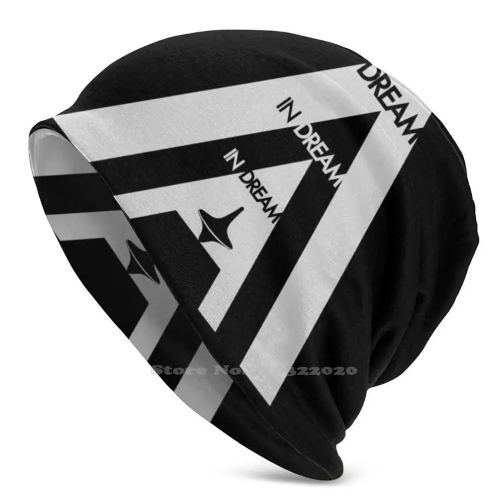 Белая вязаная шапка-бини Inception для мужчин и женщин зимняя шапка сделай сам импуск