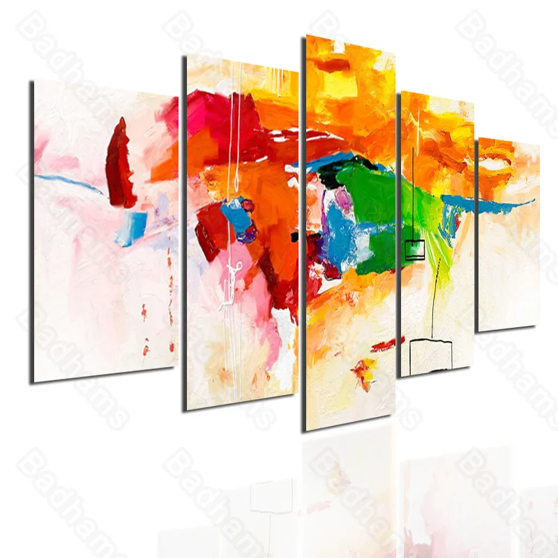 

Living Room Decorative Painting Simple Frameless Painting Bedroom Mural Sofa Background Wall Painting Retro Color No. 14