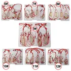 Крючки рыболовные из высокоуглеродистой стали, набор рыболовных крючков, рыболовные снасти рыба, 4 шт.