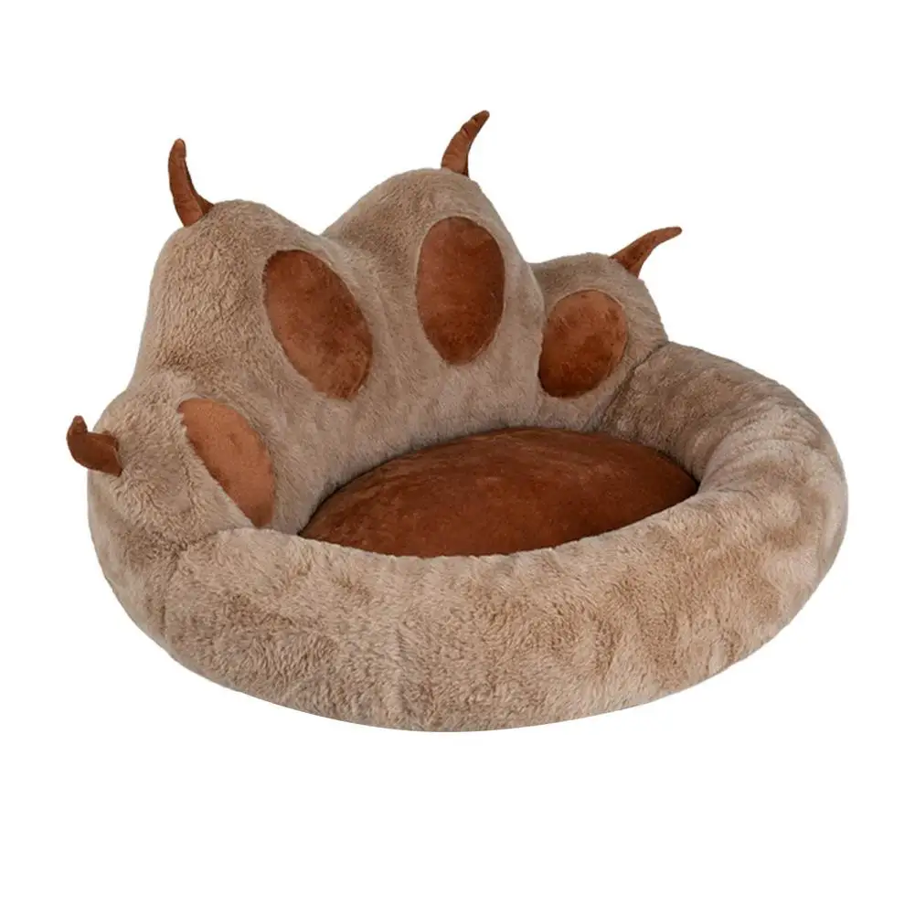 

Palm-Shaped Pet Bed More Durable Bear Palm-Shaped Dog Bed Cotton Nesting Pet Bed Detachable Warm Cotton Nest For Dogs Cats
