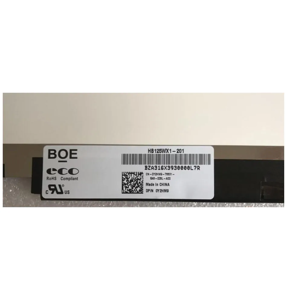 

HB125WX1-201 HB125WX1 201 LED Screen Matrix for Laptop 12.5" 1366x768 HD 30Pin Matte Replacement LCD Display