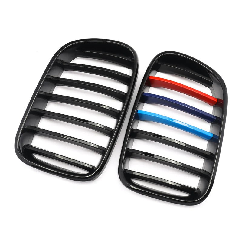 

MagicKit Pair Gloss Blcak M Color Sport Grille Grill For BMW F25 X3 F26 X4 SUV 10-14