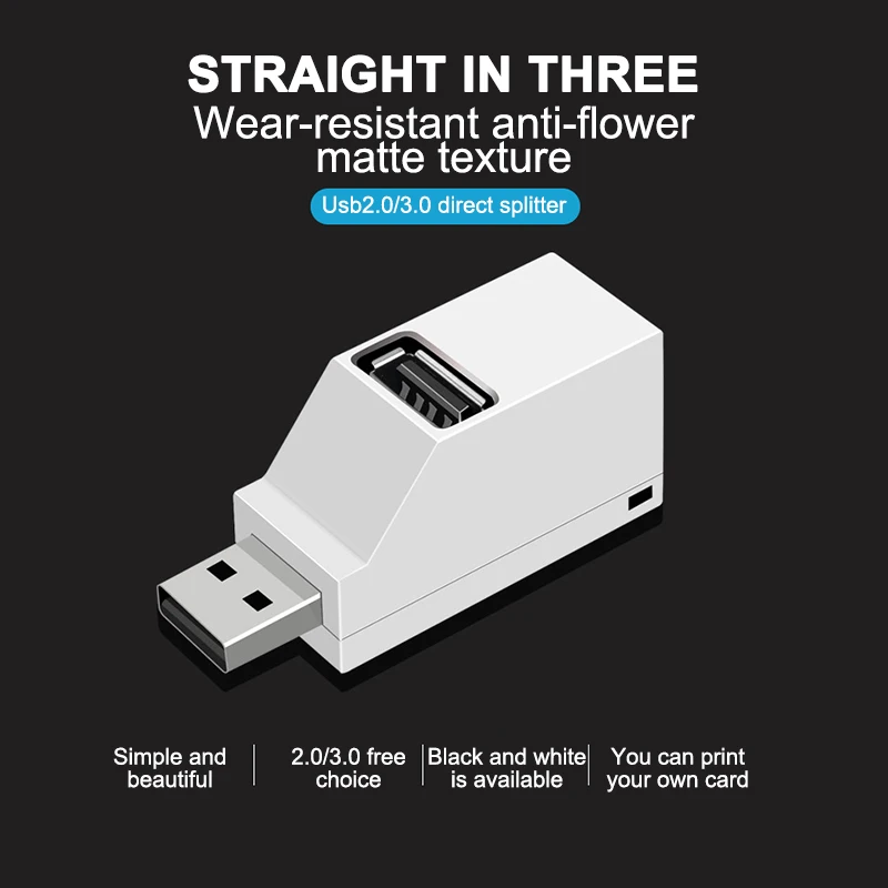Мини USB 3,0 2,0 концентратор для Xiaomi 3 Порты и разъёмы несколько Порты Разветвитель USB автомобильный адаптер USB HUB 2,0 3,0 высокое Скорость планшет ноутбук компьютер