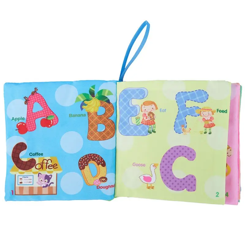 Детские развивающие Игрушки для раннего возраста экологичные тканевые книги