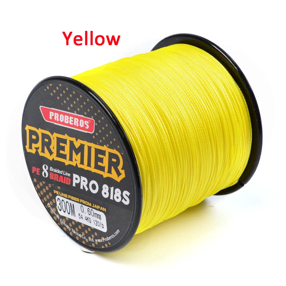 Fly Fishing 300M 8 Strands PE Braided Line 5LB - 300 LB Multifilament Wire PREMIER Carp Yarn | Спорт и развлечения