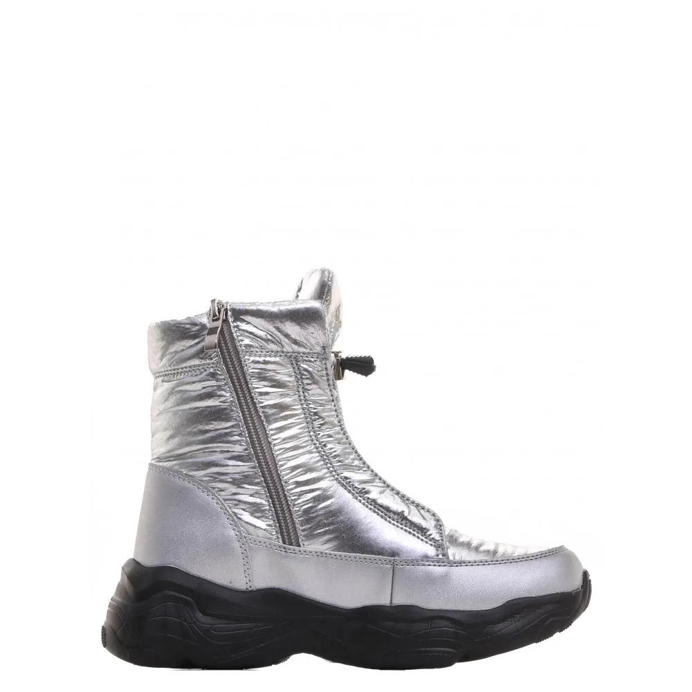 Женская обувь PATROL ботинки осень зима текстиль/искусственная кожа цвет серебро