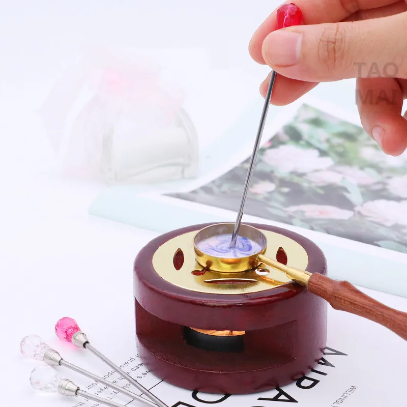 

Fire Paint Stirring Rod Melting Wax Spoon Metal Paint Spoon DIY Invitation Hand Account Retro Seal Making Auxiliary Tool