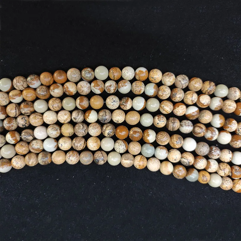 Яшмы вокруг бусины из натурального камня нитка 15 дюймов 2 3 4 6 8 10 12 мм размеры для