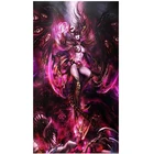 Картина из страз с изображением ангела Slaanesh, квадратная круглая Алмазная вышивка, мозаичная картина с изображением королевы EE2138