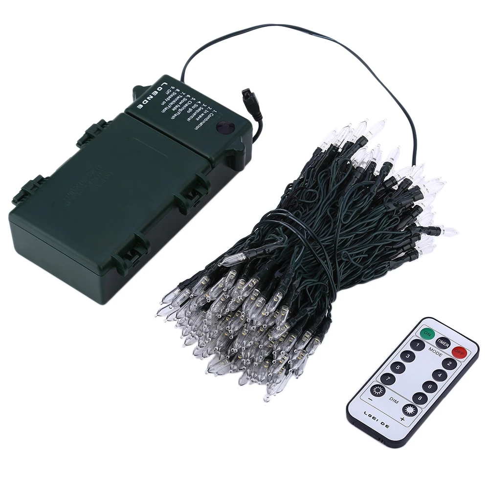 

Водонепроницаемая гирлянда на батарейках, 8 режимов, 21 м, 200 светодиодов