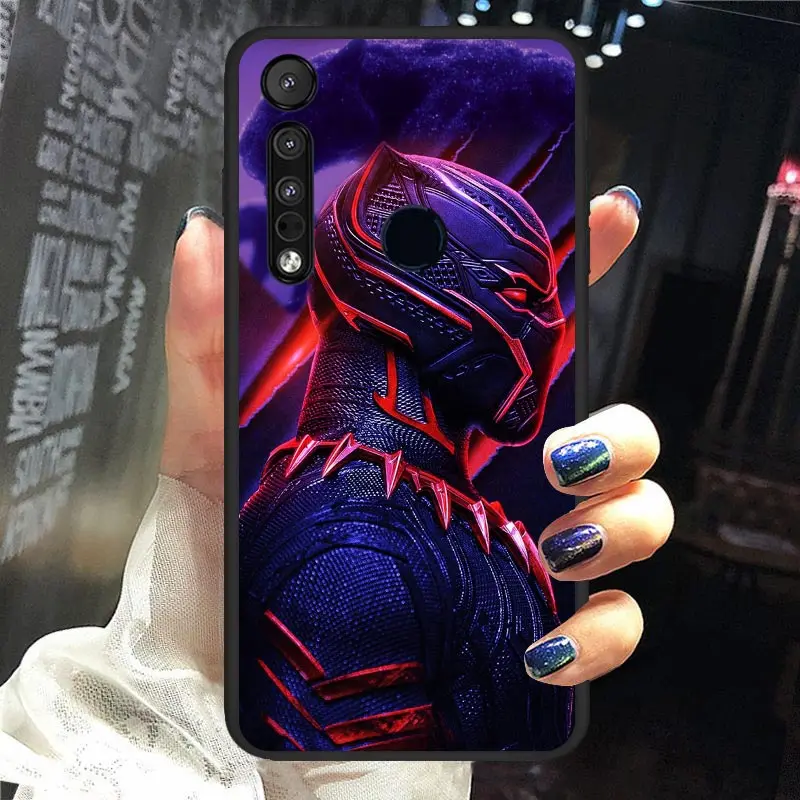 С героями комиксов Марвел крутая Мужская Пантеры для Motorola G9 G8 G стилус мощность