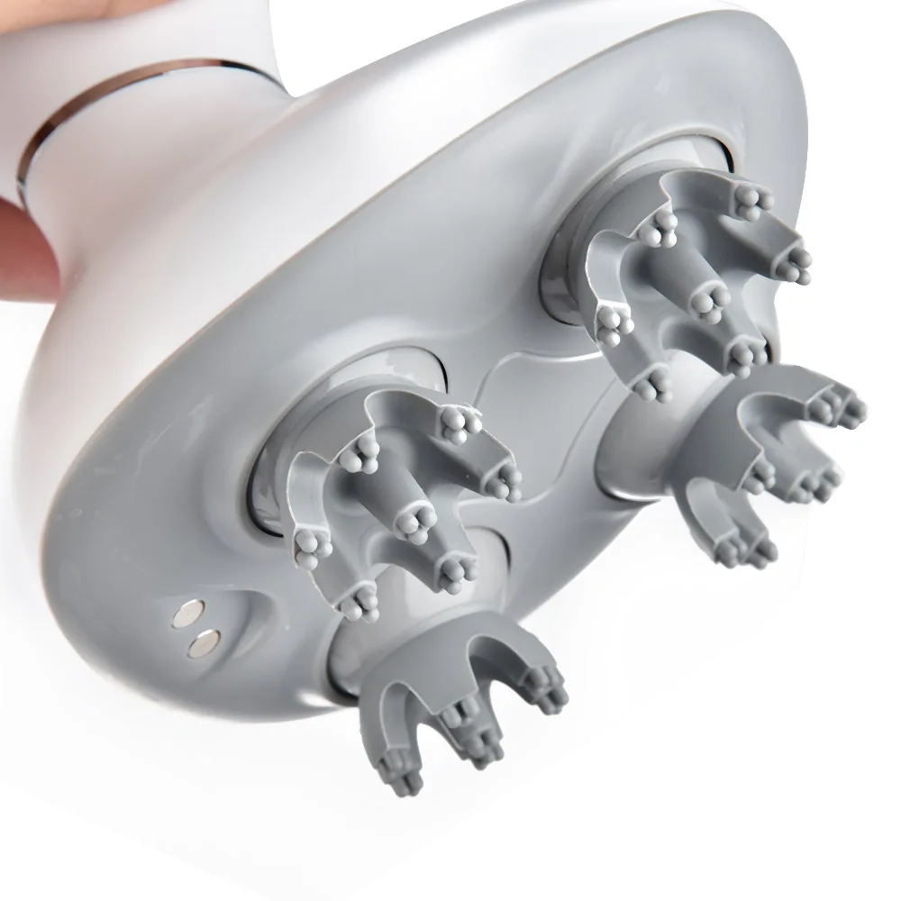 

3D Waterproof Electric Head Massager Wireless Scalp Massage Prevent Hair Loss Body Deep Tissue Kneading Vibration Massage Device