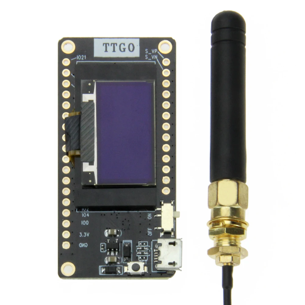 

LILYGOTTGO LORA32 V2.1 433/868/915 МГц ESP32 LoRa OLED 0,96 дюймовая SD карта дисплей Bluetooth WIFI ESP32 модуль с антенной