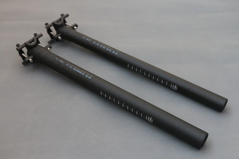 Newest TEMANI Road bike matt 3K full carbon fibre bicycle seatpost cover integrated 22.2/25.4/27.2/30.8/31.6mm Free ship | Спорт и