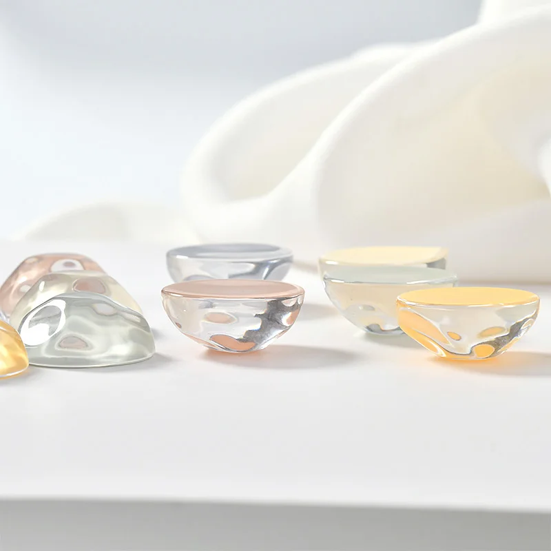 Ювелирные изделия ручной работы сделай сам асимметричные круглые гофрированные