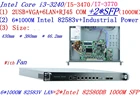 Сетевой серверный прибор Intel 1U 6 Nic 1000M с 2 * SFP 1000M сетевой серверный applaince i5 3470 с 1U стойкой шасси