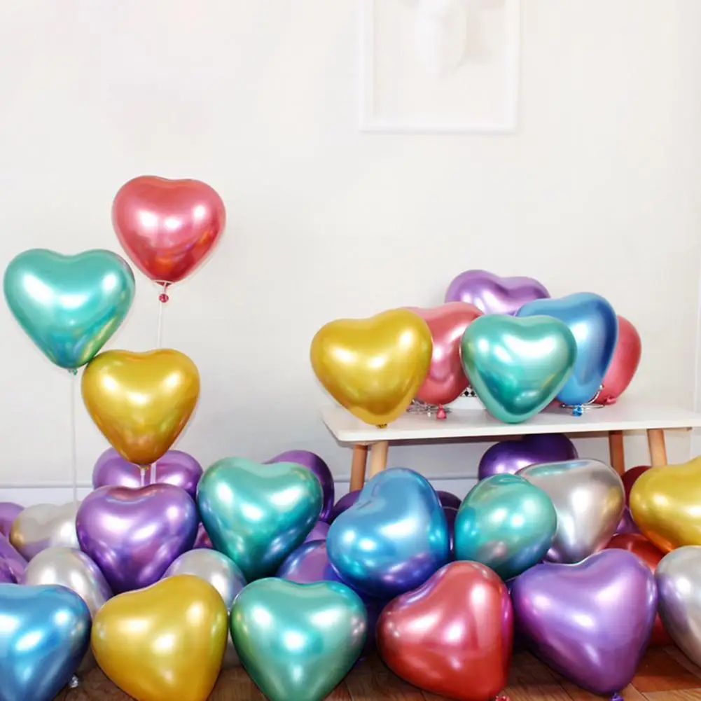 

50Pcs/Packet Balloon Easy Assembly Tight Sealing Multi-colored Party Supplies Balloon for Party